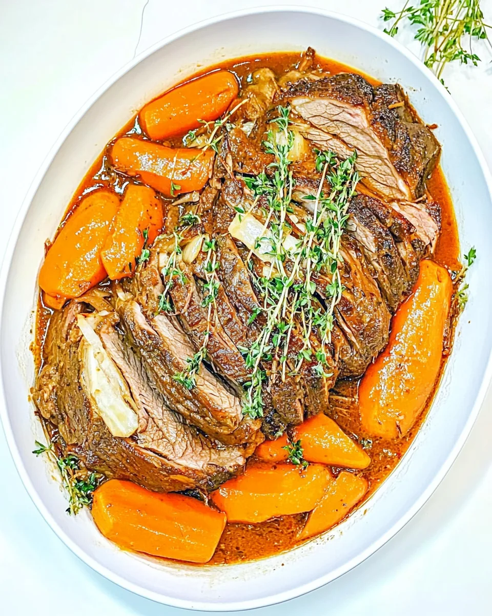 Steakhouse Style Baked Pot Roast