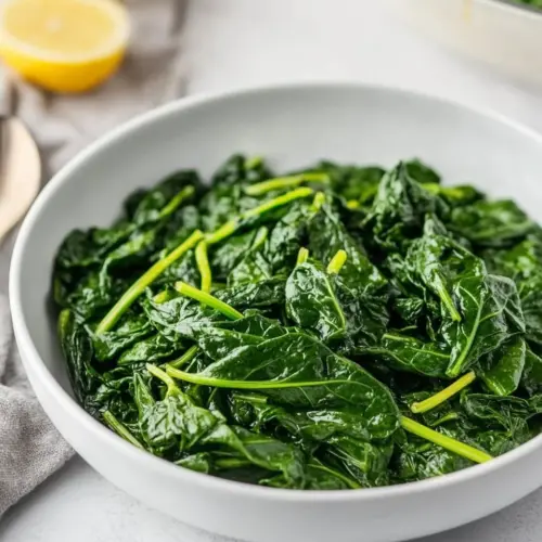 Steamed Spinach