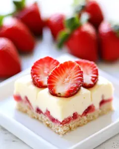 Strawberries and Cream Bars