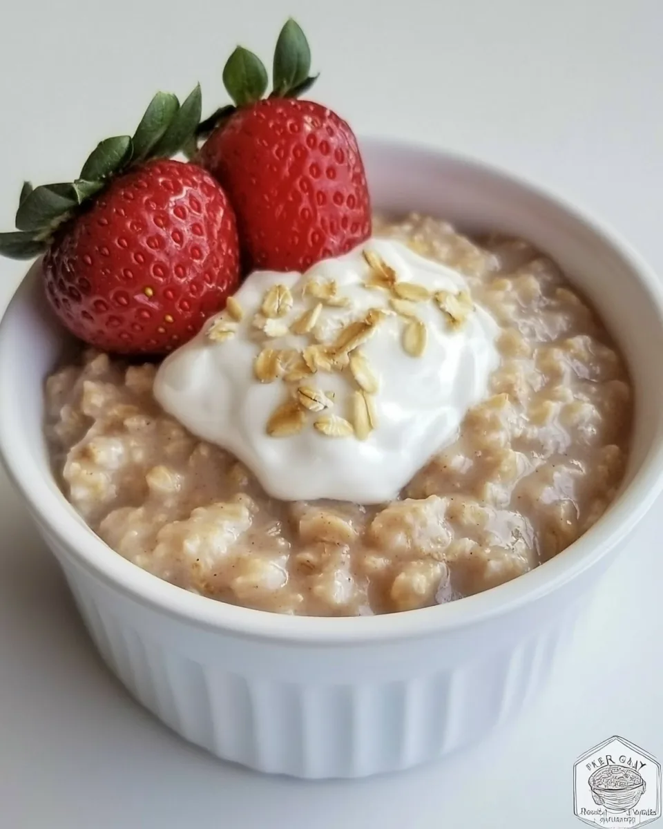 Strawberries and Cream Oatmeal