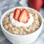 Strawberries and Cream Oatmeal