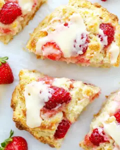 Strawberries and Cream Scones