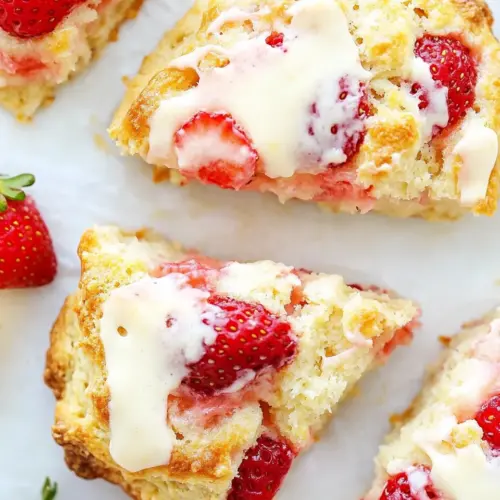 Strawberries and Cream Scones