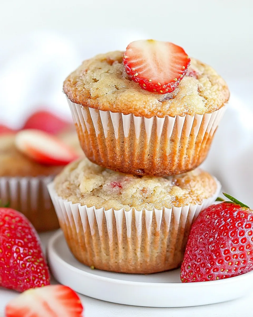 Strawberry Banana Muffins