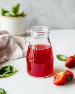 Strawberry Basil Simple Syrup
