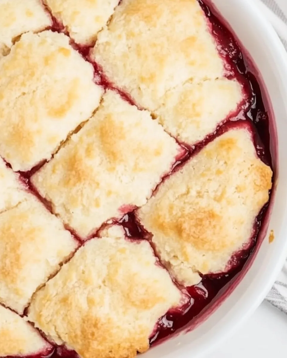 Strawberry Biscuit Jam Cobbler