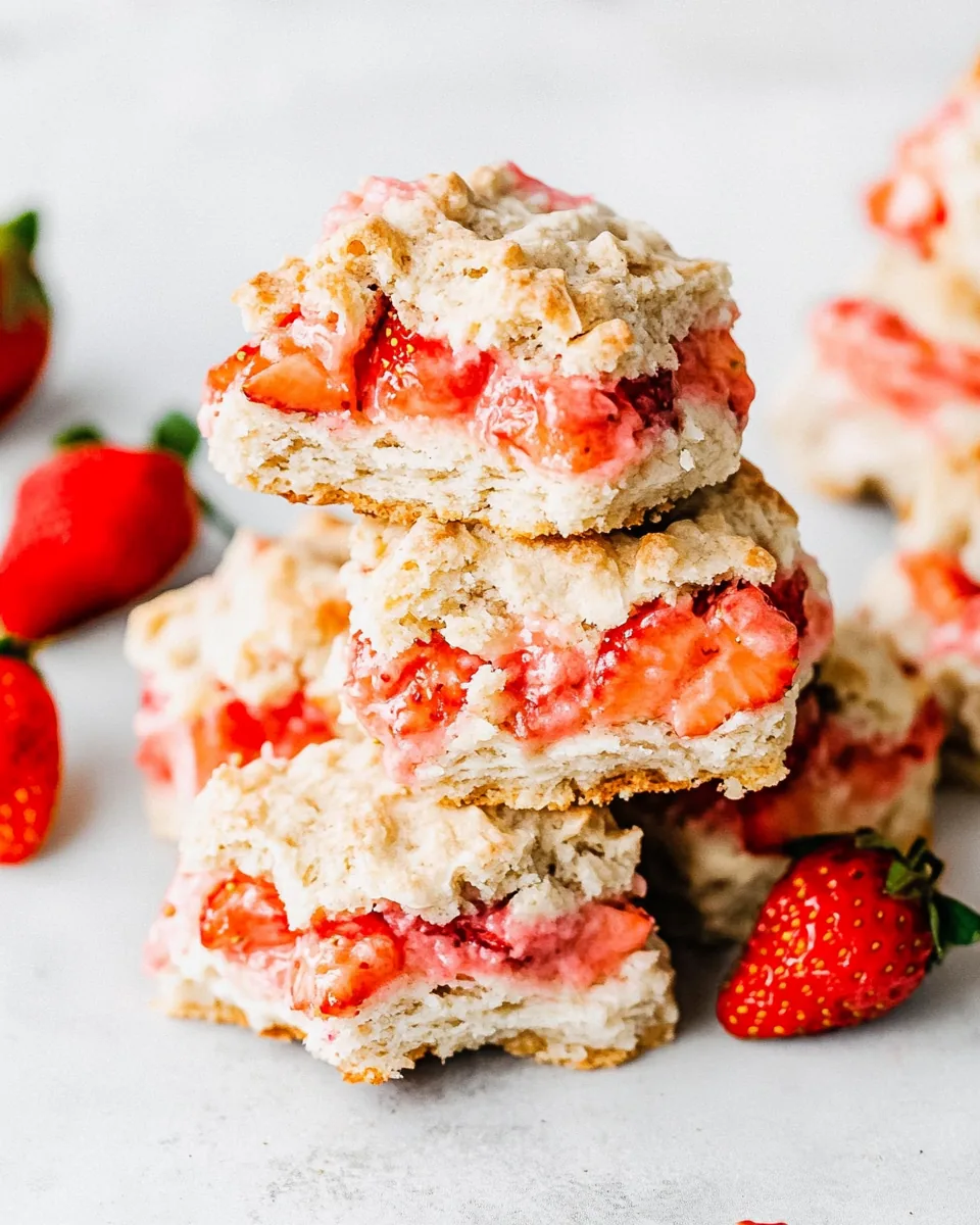 Strawberry Biscuits