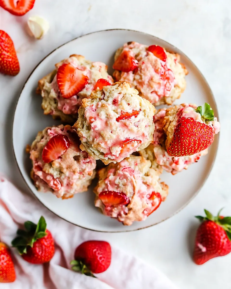 Strawberry Biscuits