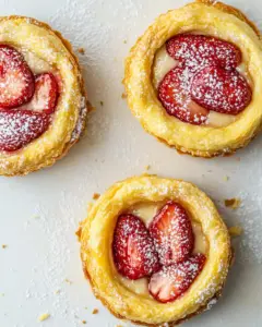 Strawberry Brioche Tarts
