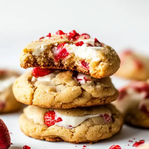 Strawberry Cheesecake Cookies