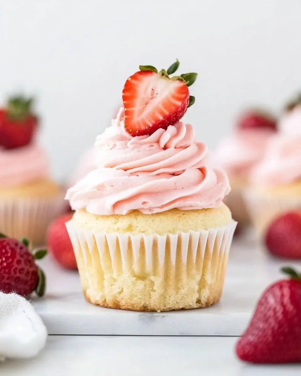 Strawberry Cupcakes