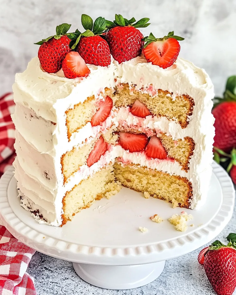 Strawberry Layer Cake