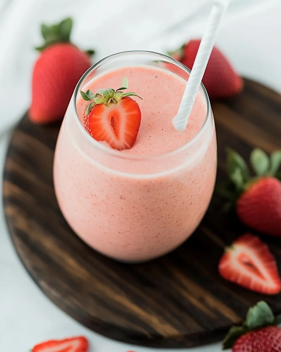 Strawberry Peanut Butter Smoothie