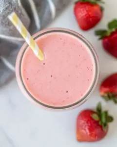 Strawberry Peanut Butter Smoothie