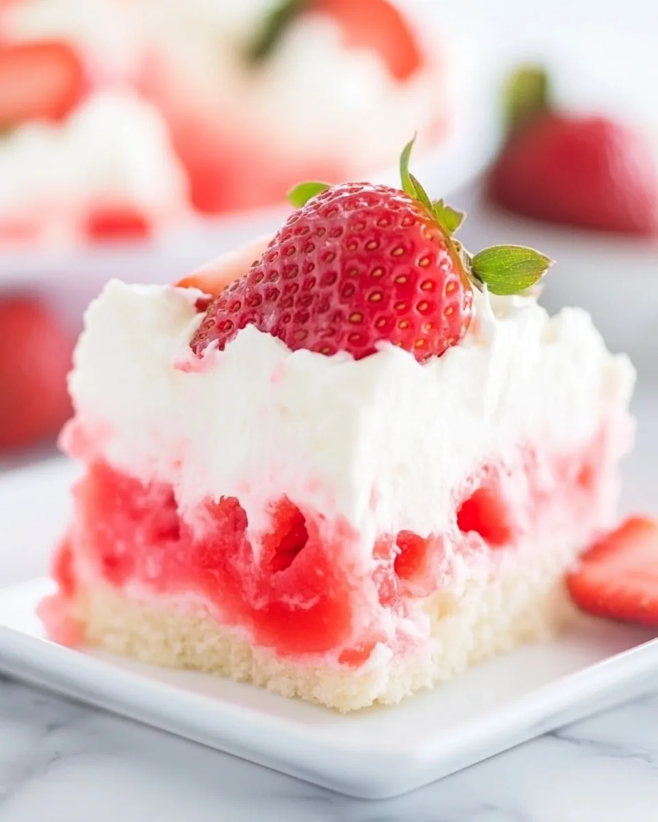 Strawberry Poke Cake