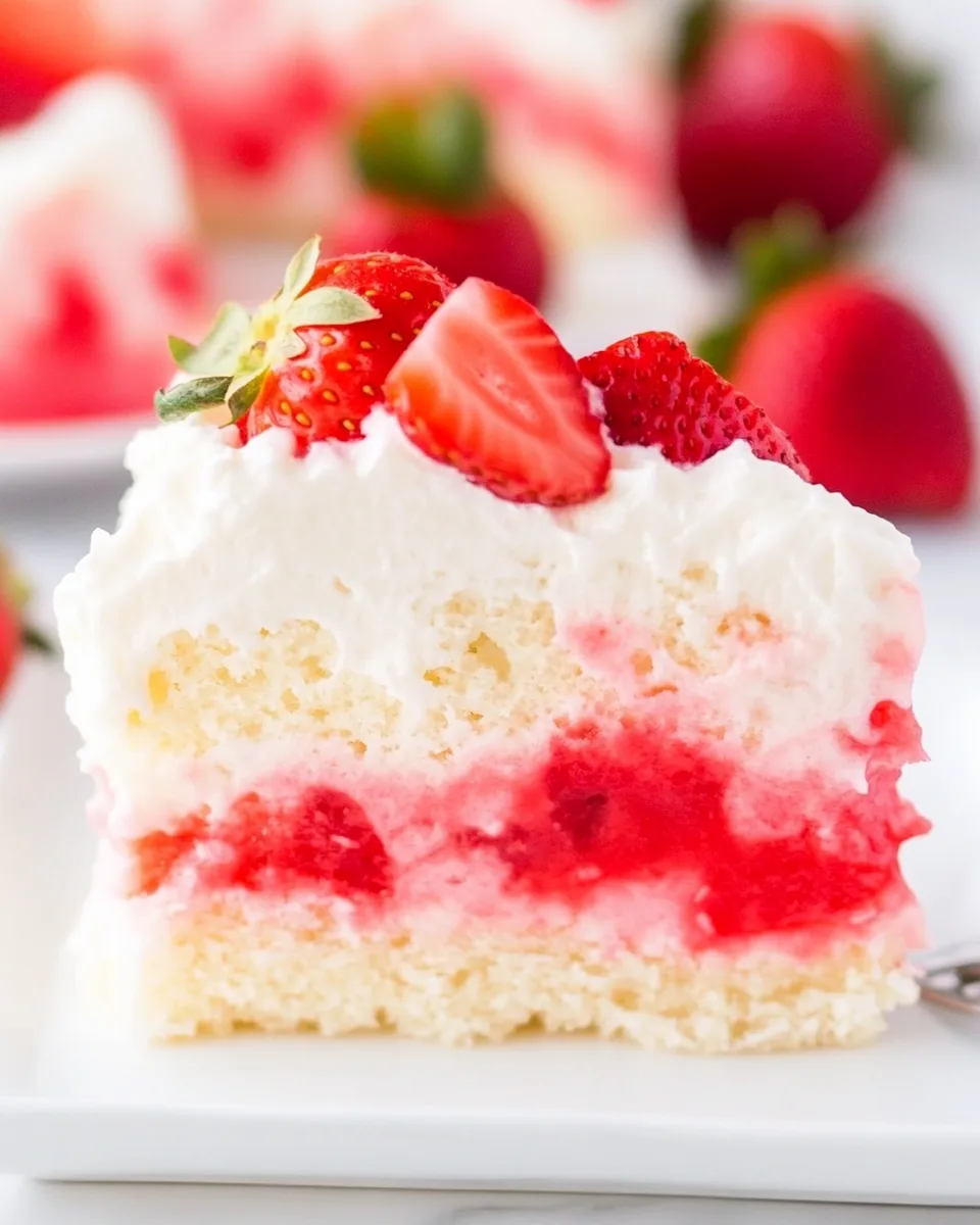 Strawberry Poke Cake