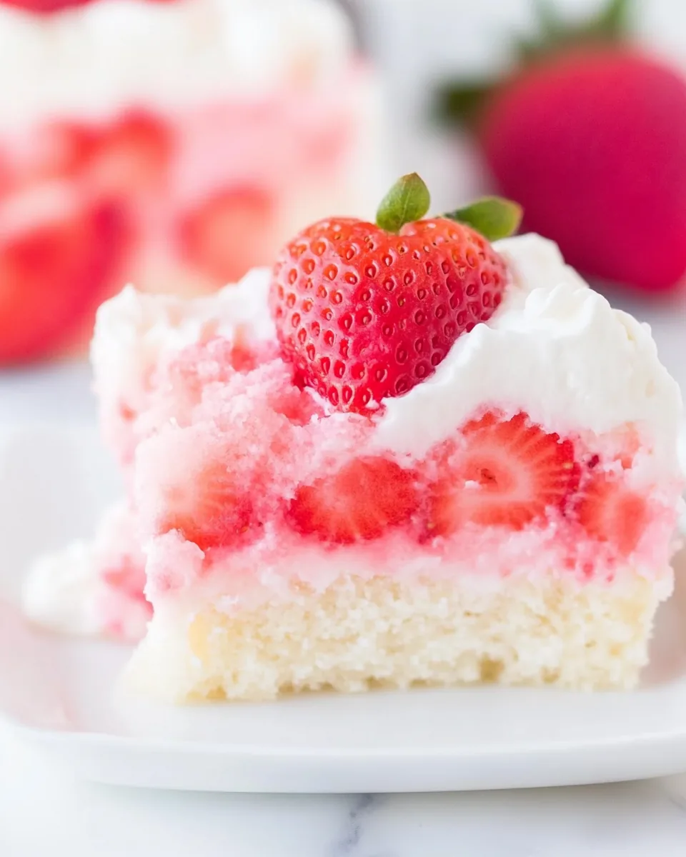 Strawberry Poke Cake