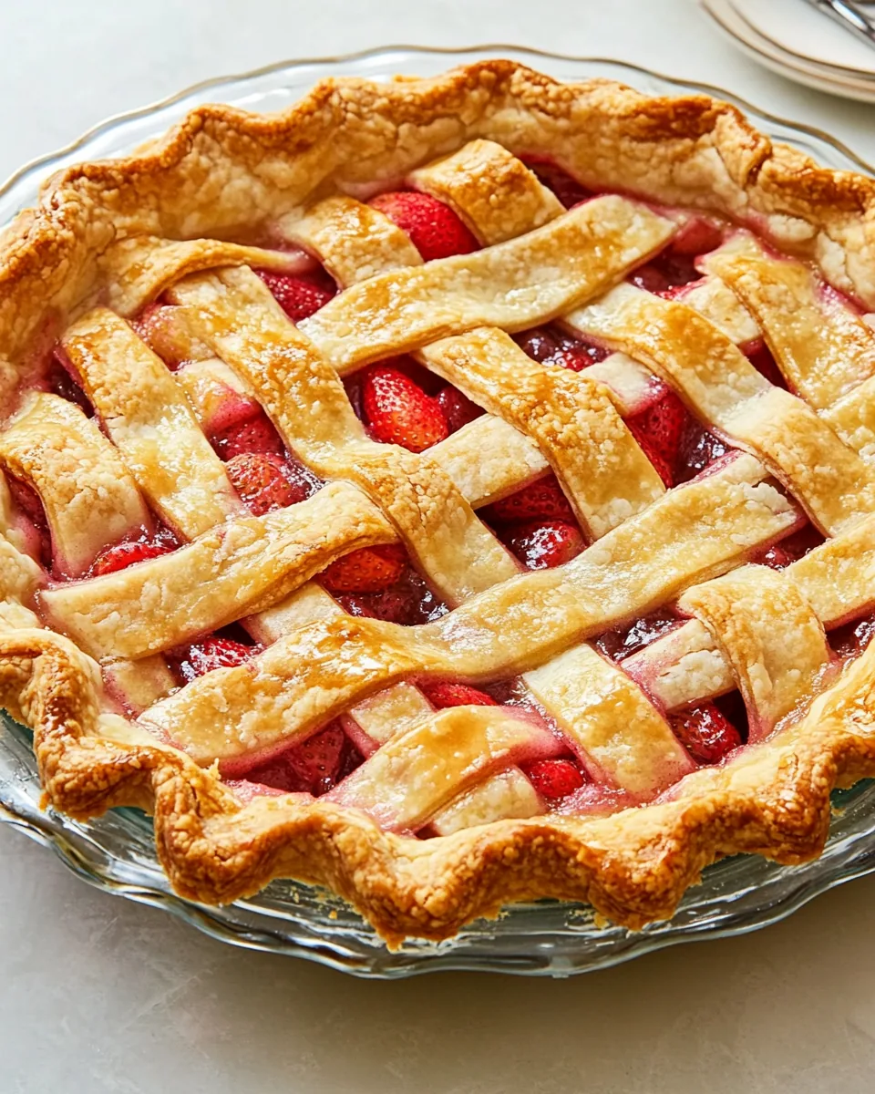 Strawberry Rhubarb Pie