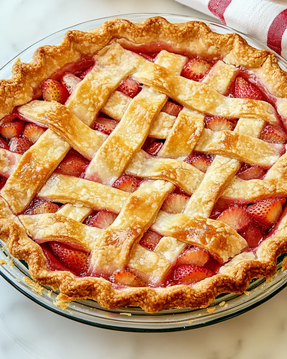 Strawberry Rhubarb Pie
