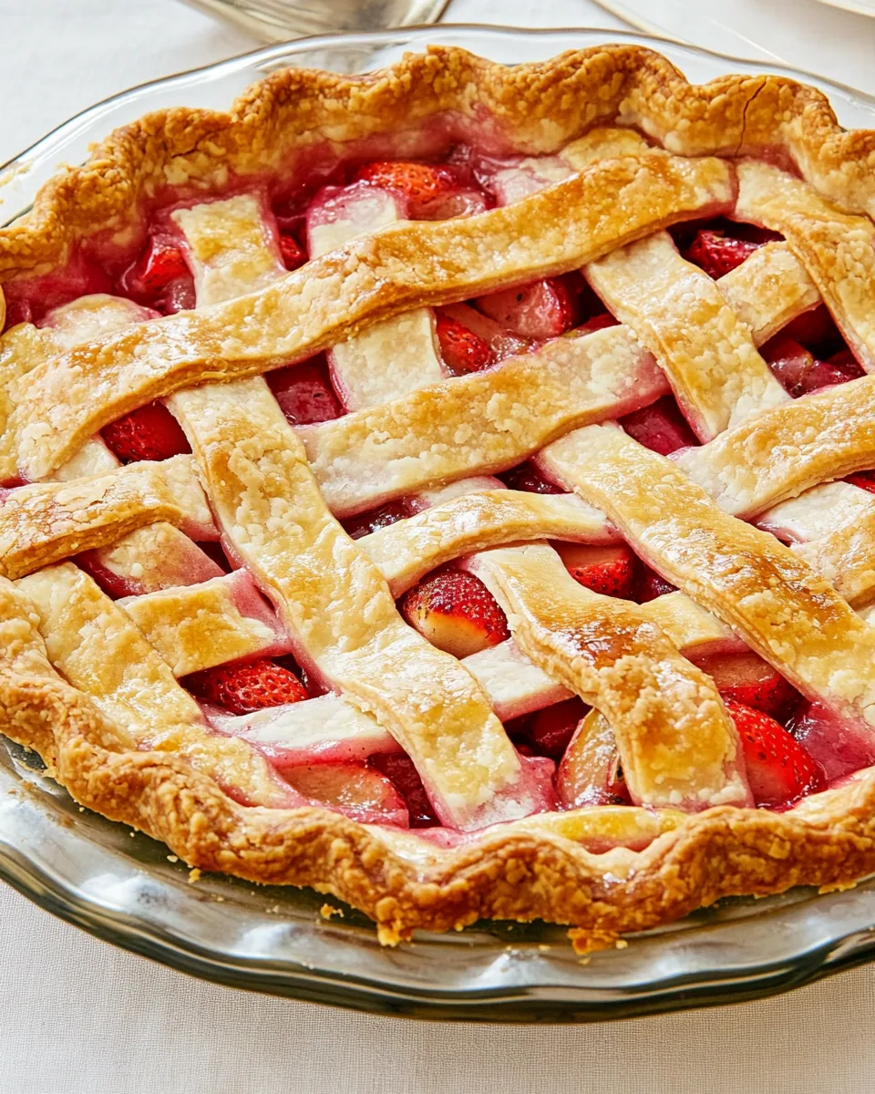 Strawberry Rhubarb Pie