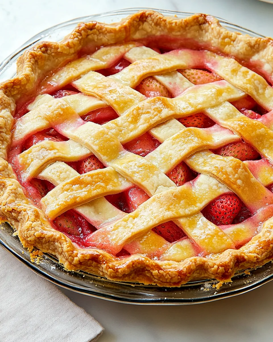 Strawberry Rhubarb Pie