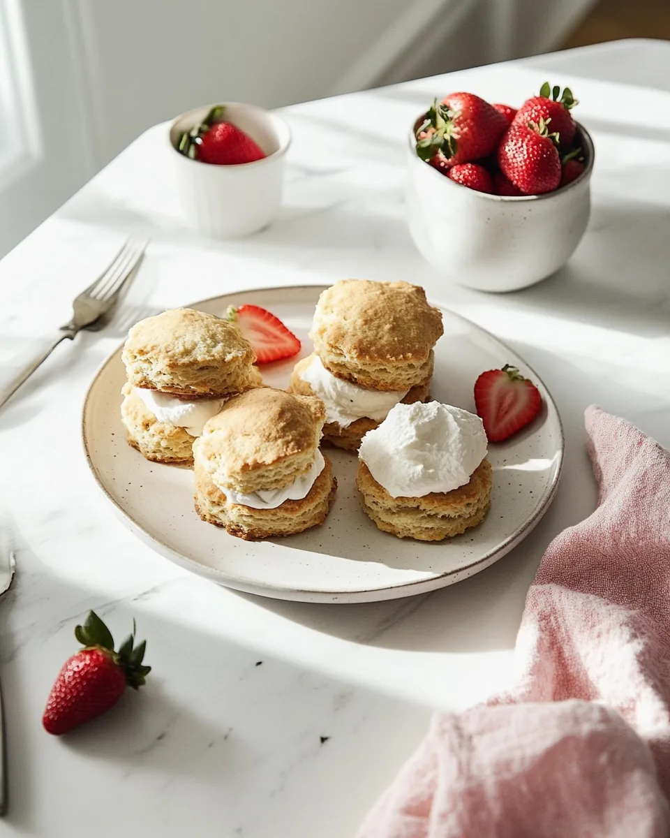 Strawberry Shortcake Biscuits