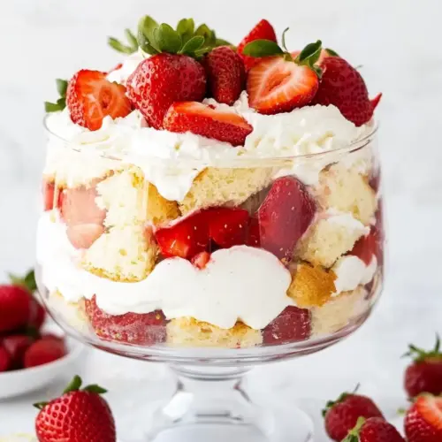 Strawberry Shortcake Trifle
