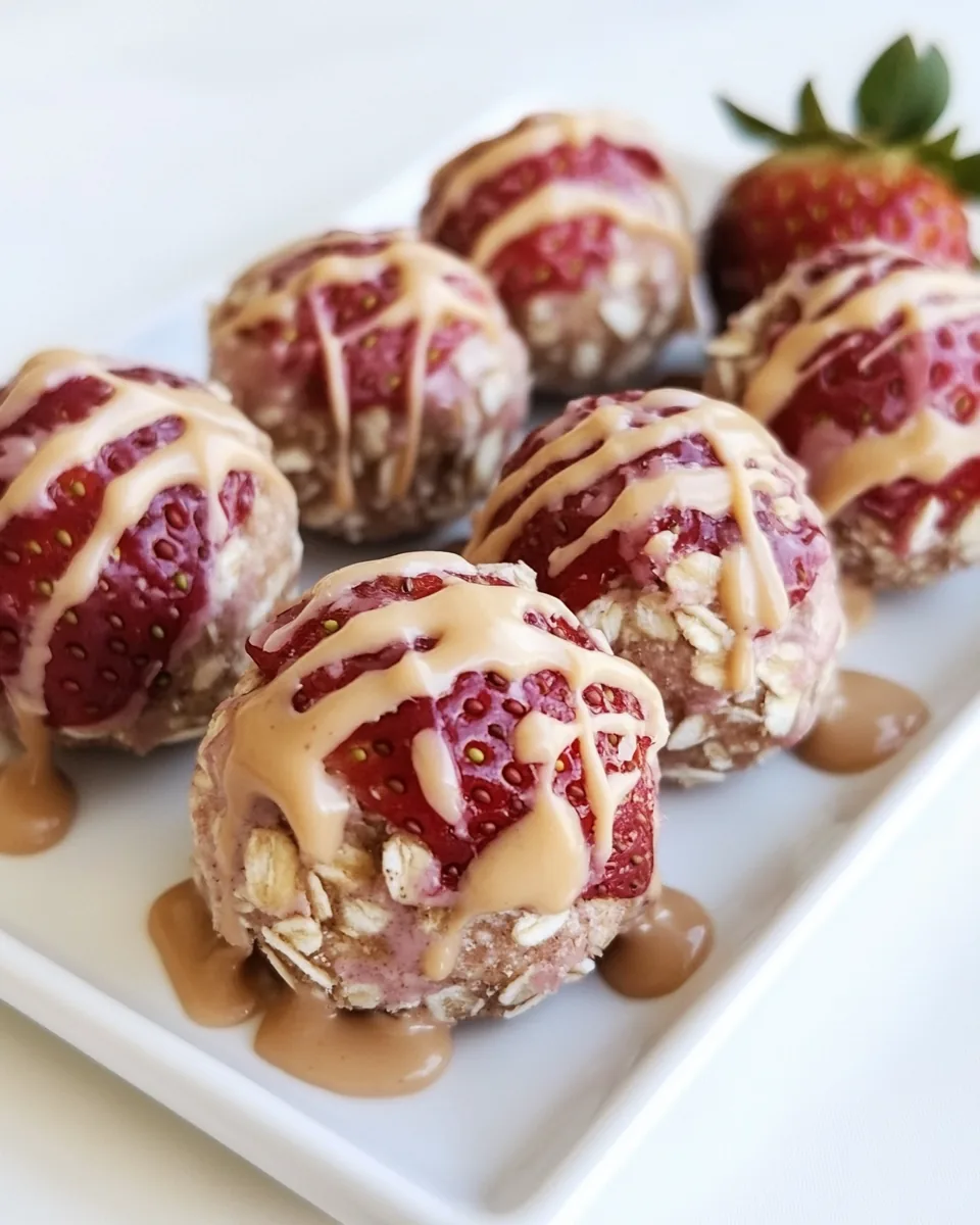 Strawberry SunButter Bites
