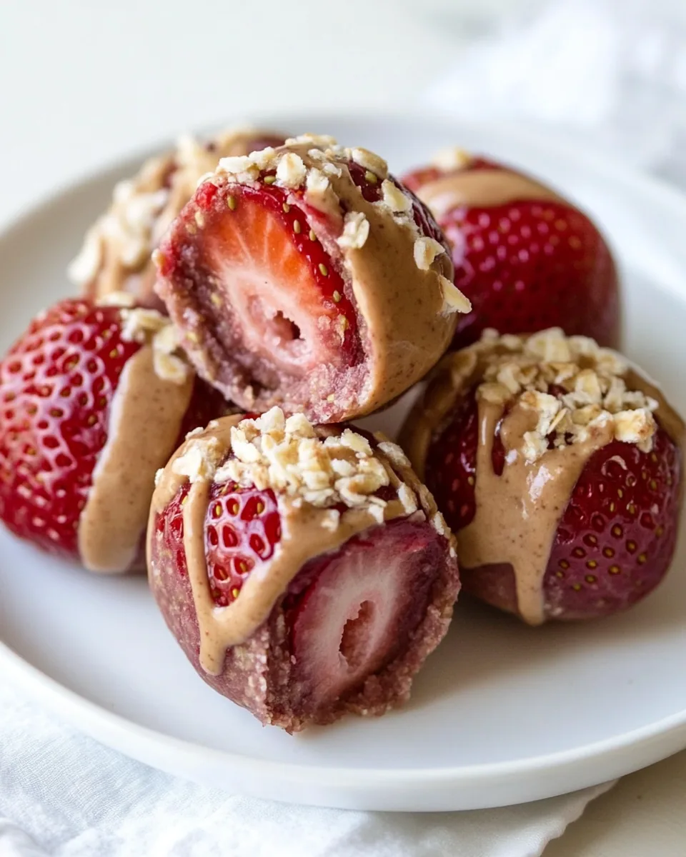 Strawberry SunButter Bites