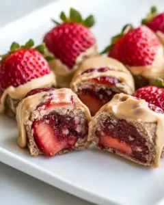 Strawberry SunButter Bites