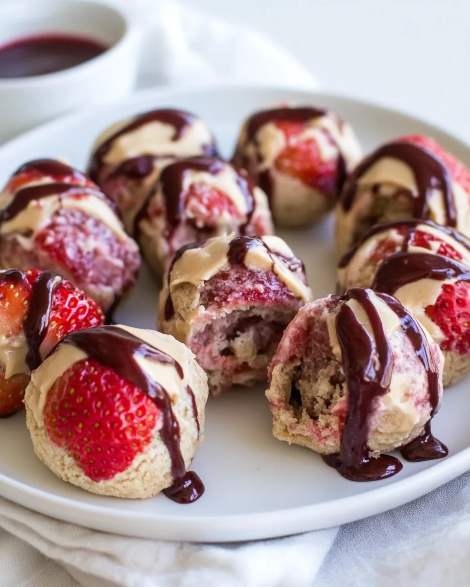 Strawberry SunButter Bites