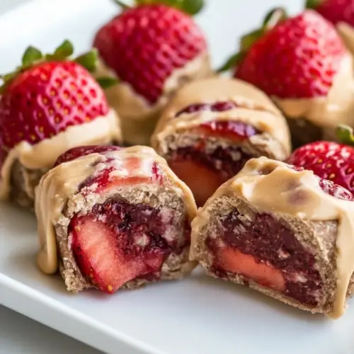 Strawberry SunButter Bites