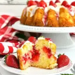 Strawberry Swirl Pound Cake