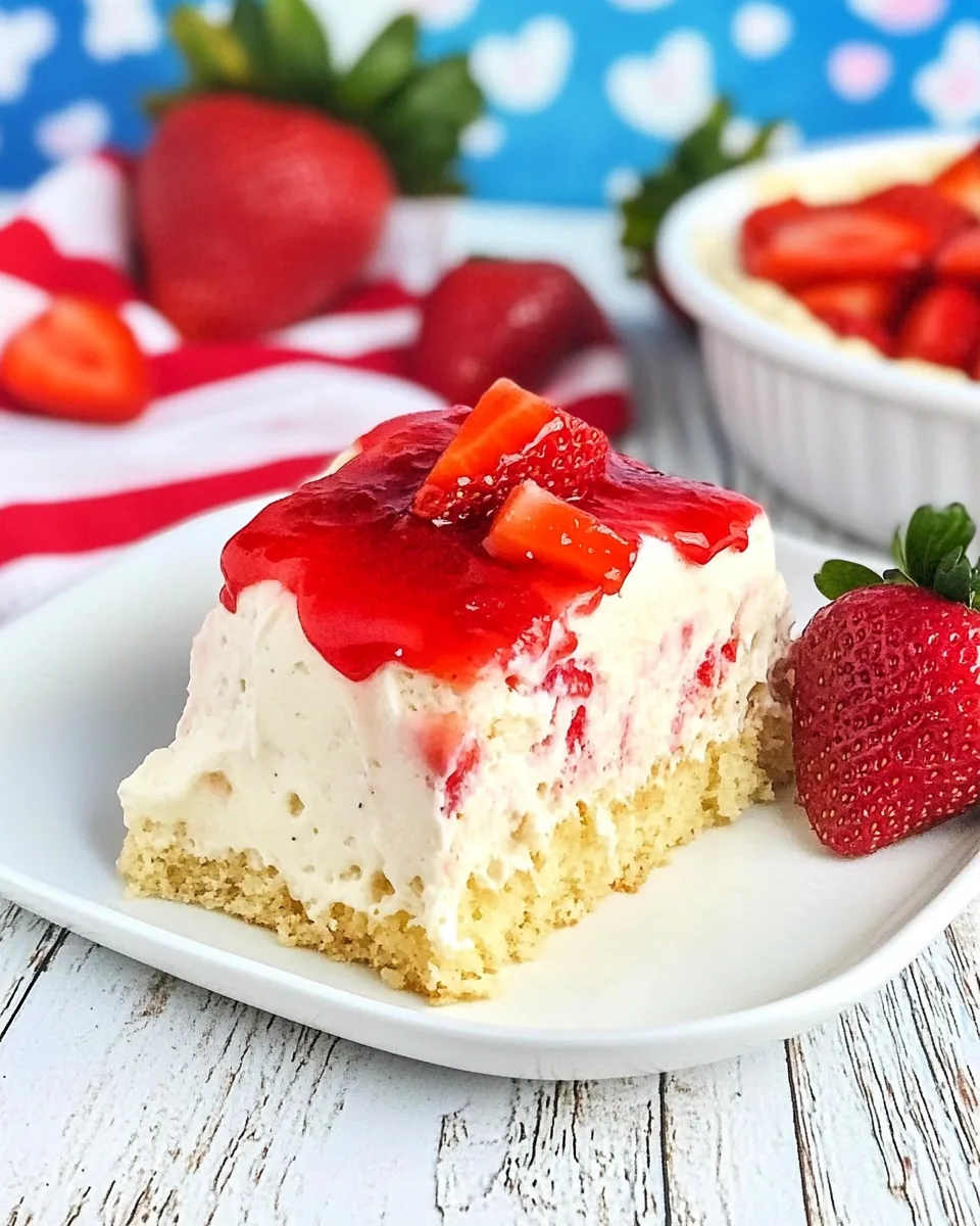 Strawberry Tres Leches Cake