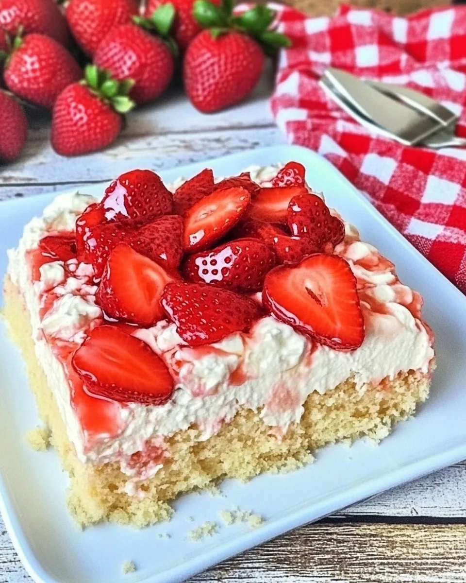 Strawberry Tres Leches Cake