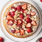Strawberry and Almond Buttermilk Cake