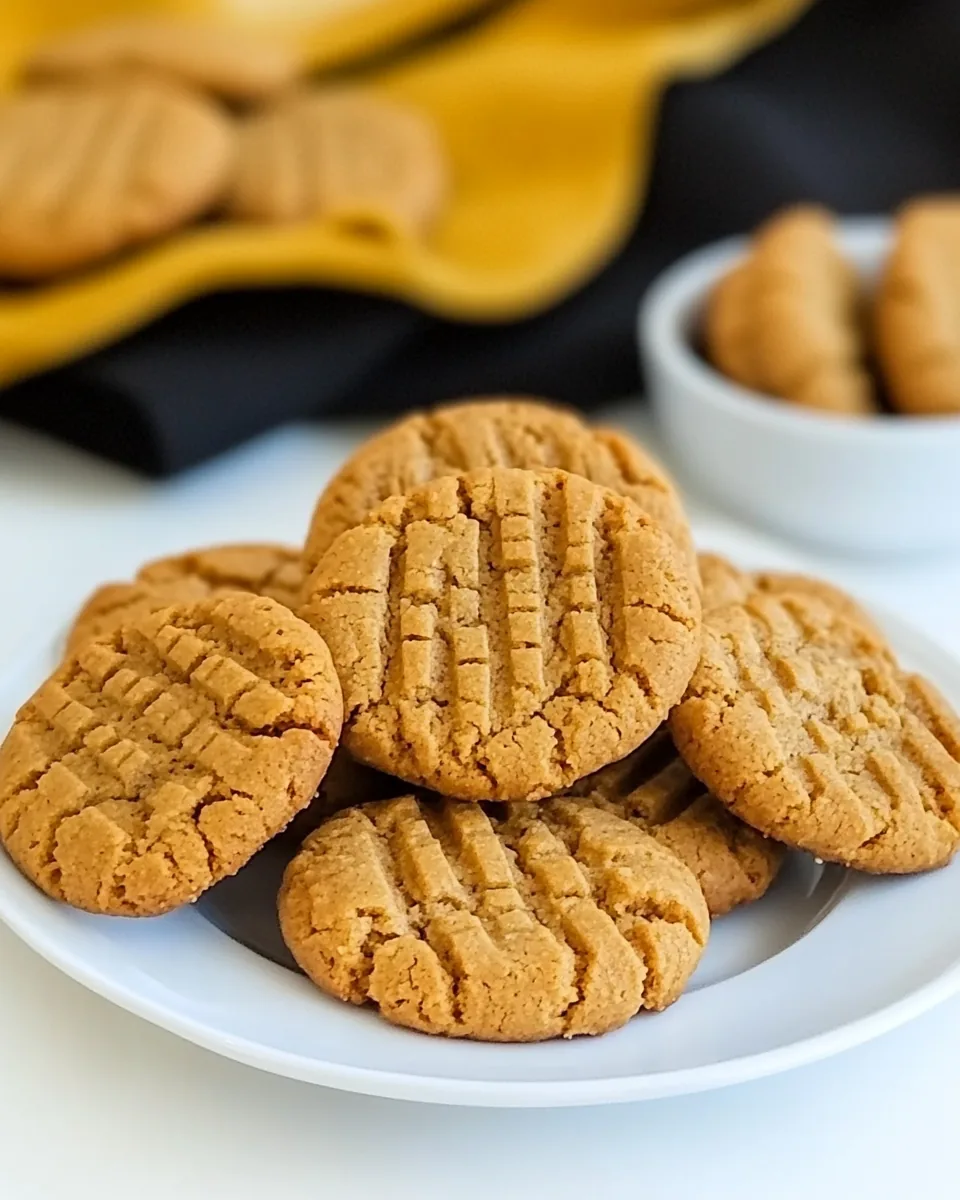 Sugar Free Peanut Butter Cookies