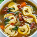 Sun Dried Tomato Tortellini Soup