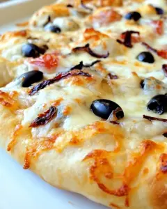 Sundried Tomato and Black Olive Pizza