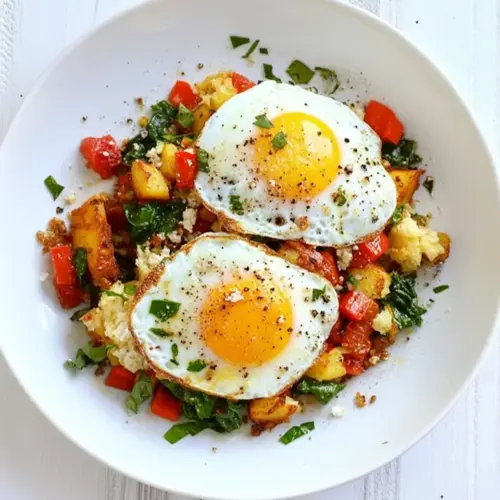 Sweet Potato Hash with Perfect Fried Eggs
