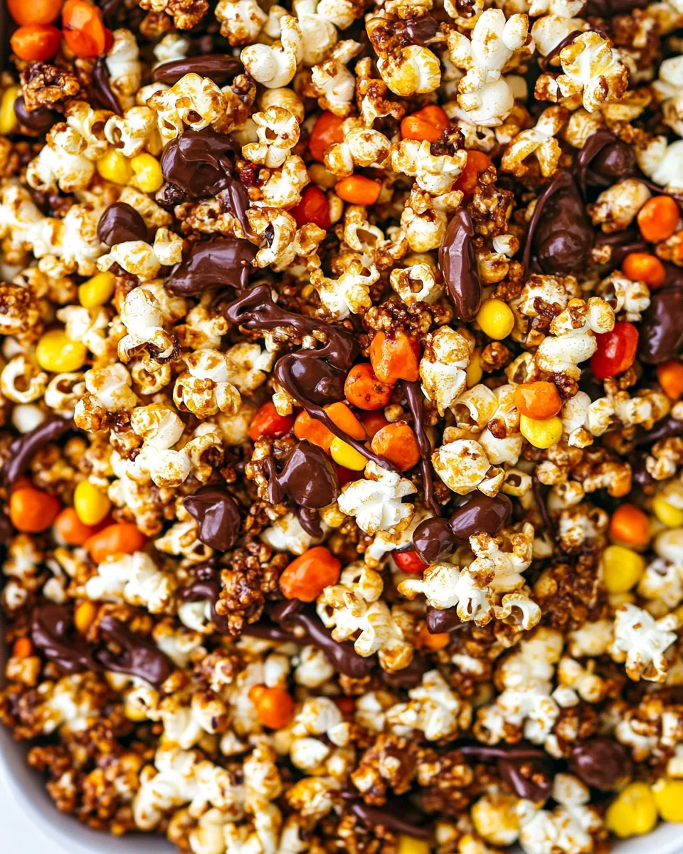 Sweet and Salty Popcorn Snack Mix