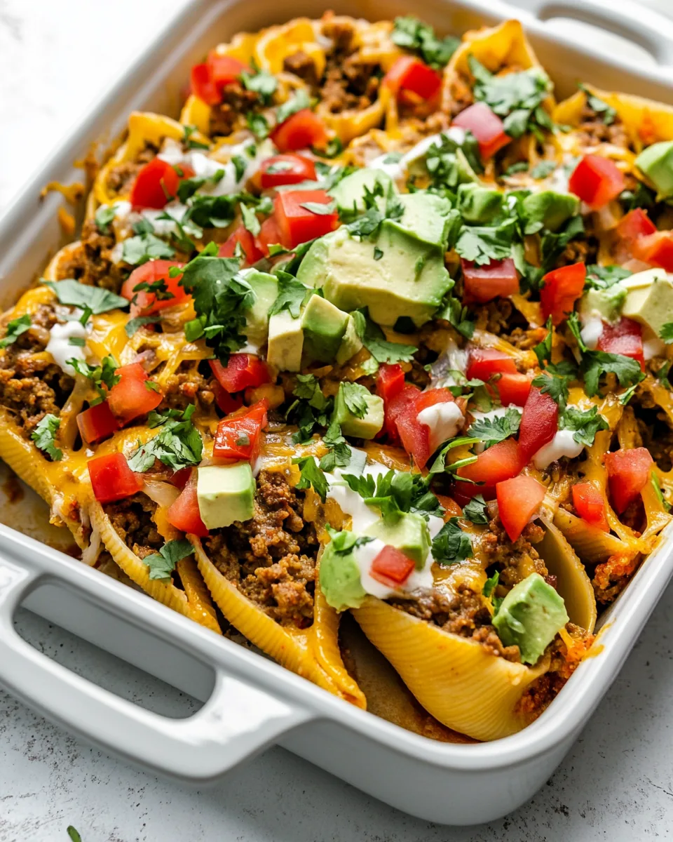 Taco Stuffed Shells