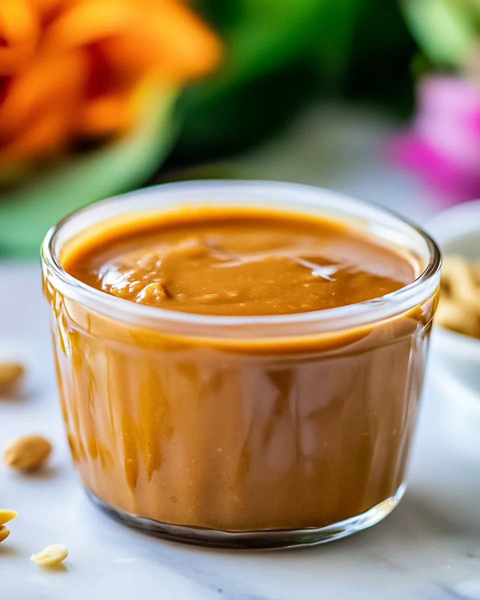 Thai Peanut Sauce Recipe