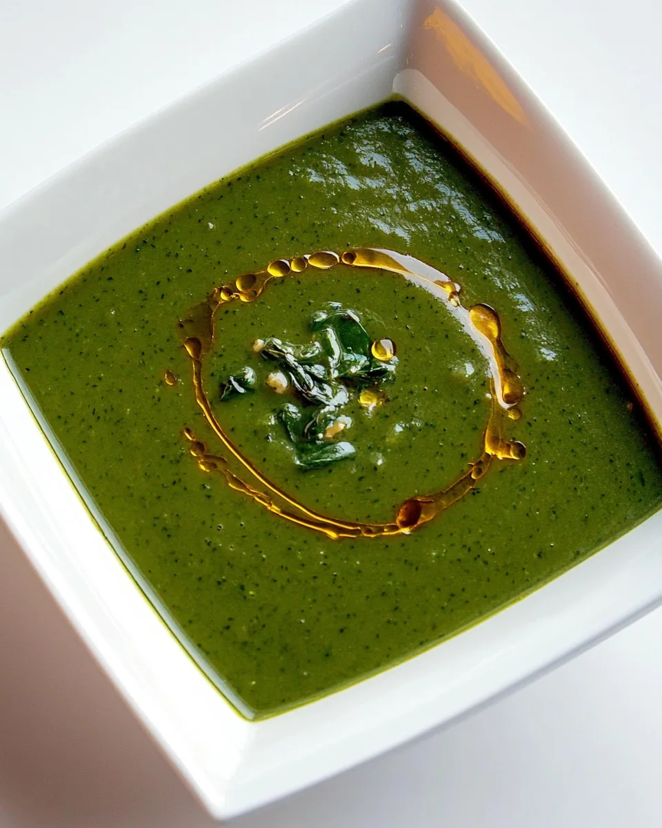 Easiest Cream of Spinach Soup