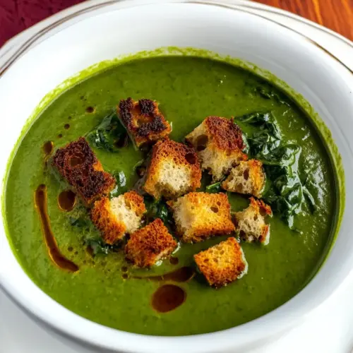 Easiest Cream of Spinach Soup