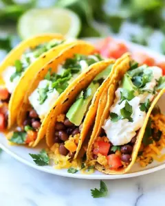 Three Bean Tacos