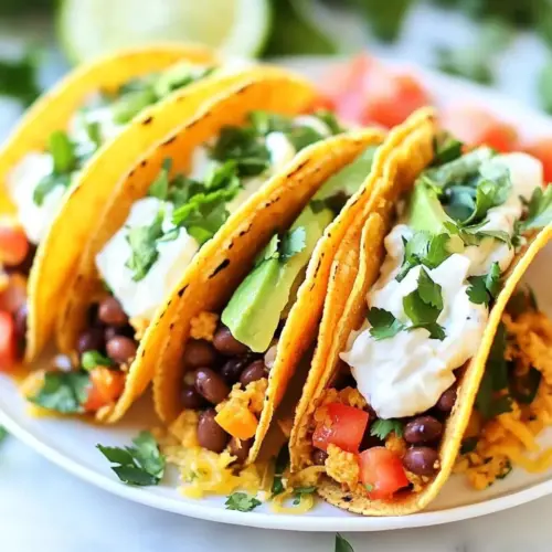 Three Bean Tacos