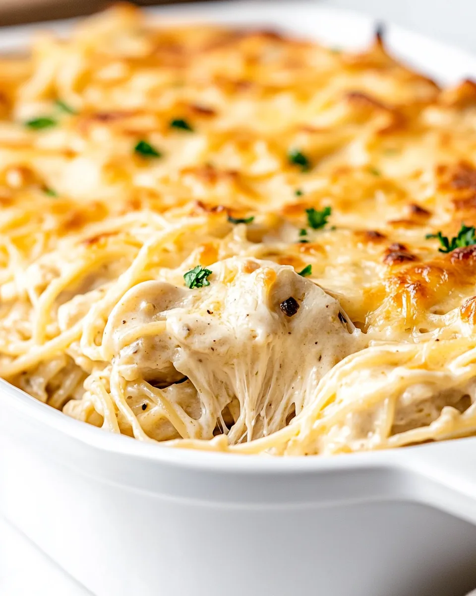 Three Cheese Chicken Tetrazzini