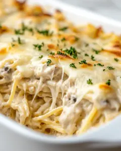 Three Cheese Chicken Tetrazzini