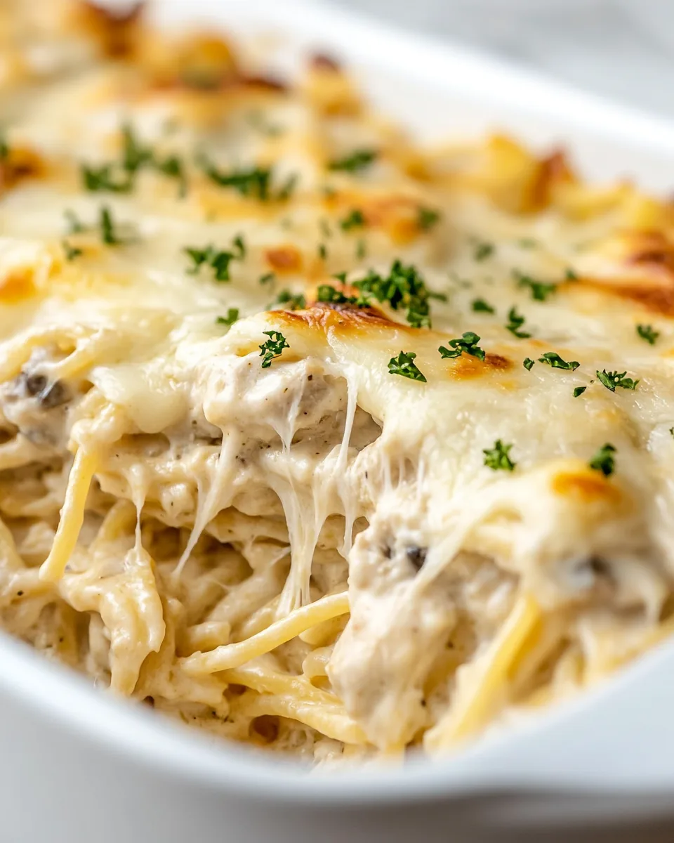Three Cheese Chicken Tetrazzini